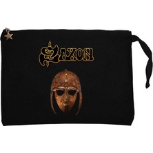 Saxon Killing Ground Siyah Clutch Astarlı Cüzdan / El Çantası