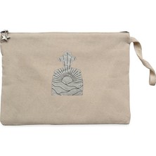 Cabinet Of Curiosities Silhouette Krem Clutch Astarlı Cüzdan / El Çantası