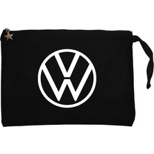 Z zepplin Volkswagen New Logo Siyah Clutch Astarlı Cüzdan / El Çantası