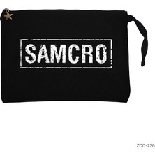 Samcro Siyah Clutch Astarlı Cüzdan / El Çantası