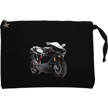 Ducat 1098 Siyah Clutch Astarlı Cüzdan / El Çantası