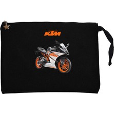 Ktm 125 Frr Siyah Clutch Astarlı Cüzdan / El Çantası