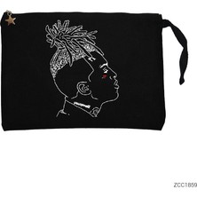 Xxx Tentection Outlined Siyah Clutch Astarlı Cüzdan / El Çantası