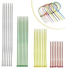 30 Parça Plastik Kablo Kelepçe Seti Kablo Düzenleyici Bağlama Bantları