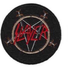 Slayer Logo Patch Yama Nakış