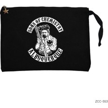 Breaking Bad Son Of Chemistry Siyah Clutch Astarlı Cüzdan / El Çantası