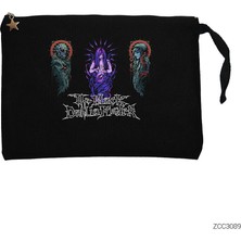 The Black Dahlia Murder Human Body Siyah Clutch Astarlı Cüzdan / El Çantası