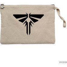 The Last Of Us Logo Krem Clutch Astarlı Cüzdan / El Çantası