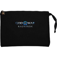God Of War Ragnarok Siyah Clutch Astarlı Cüzdan / El Çantası