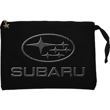 Subaru Carbon Fiber Siyah Clutch Astarlı Cüzdan / El Çantası