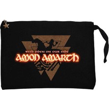 Amon Amarth With Oden On Our Side Siyah Clutch Astarlı Cüzdan / El Çantası