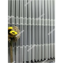 Özel Işlemeli,salon Tülü,zarif,şık,desenli,tül,zambak,ütü Istemez,yıka As,1*3 Sık,pileli,işlemeli