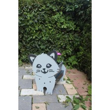 Kedi Saksı Standı (Saksı hediyeli)