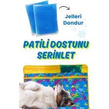 Havhav Serinletici Köpek Minderi 70×50 CM - 2 Jel Dahil Su Geçirmez ve Katlanabilir Kumaş