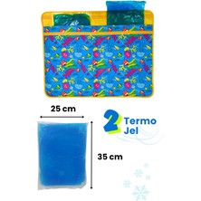Havhav Serinletici Köpek Minderi 70×50 CM - 2 Jel Dahil Su Geçirmez ve Katlanabilir Kumaş