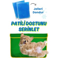 Havhav Serinletici Köpek Minderi 60×40 CM - 2 Jel Dahil Su Geçirmez ve Katlanabilir Kumaş