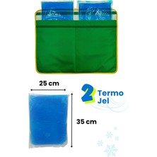 Havhav Serinletici Köpek Minderi 60×40 CM - 2 Jel Dahil Su Geçirmez ve Katlanabilir Kumaş