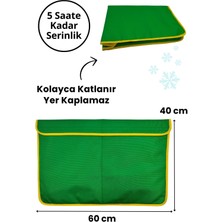 Havhav Serinletici Köpek Minderi 60×40 CM - 2 Jel Dahil Su Geçirmez ve Katlanabilir Kumaş