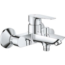 Grohe 23605001 Bau Edge Yeni Tek Kumandalı Banyo Bataryası, Krom