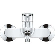 Grohe 23605001 Bau Edge Yeni Tek Kumandalı Banyo Bataryası, Krom