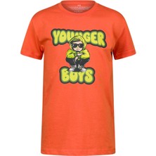 2AS Aja Çocuk Baskılı  T-Shirt Turuncu 214