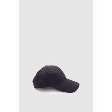 W Nakışlı Ayarlanabilir Unisex Spor, Günlük ve Outdoor Şapka / Kep Siyah