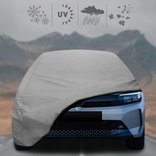 Opel Corsa F (2023 - ) Oto Branda Su Geçirmez Miflonlu Araba Brandası Klipsli Araba Çadırı