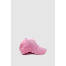 W Nakışlı Ayarlanabilir Unisex Spor, Günlük ve Outdoor Şapka / Kep Pembe