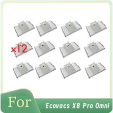 Keioug Ecovacs X8 Pro Omni Süpürge Aksesuarları Için 12 Adet Toz Torbası Gelişmiş Temizleme Verimliliği (Yurt Dışından)