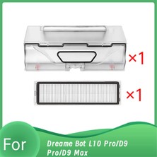 Keioug Dreame Bot L10 Pro/d9 Pro/d9 Max Elektrikli Süpürge Robotu Için 1 Hepa Filtreli Toz Kutusu Parçaları Filtreli Toz Kutusu (Yurt Dışından)