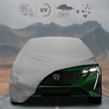 ULTRASHOP Peugeot 308 (2021 - ) Oto Branda Su Geçirmez Miflonlu Araba Brandası Klipsli Araba Çadırı