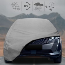 ULTRASHOP Peugeot 5008 (2020 - ) Oto Branda Su Geçirmez Miflonlu Araba Brandası Klipsli Araba Çadırı