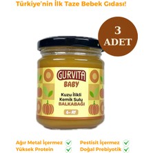 Gurvita Baby Kuzu Ilikli Kemik Sulu Balkabağı 165 gr 3 Adet