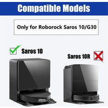 Keioug Roborock Saros 10 / G30 / Roborock S9 Maxv Ultra Elektrikli Süpürge Parçaları Yıkanabilir Paspas Pedi Için 6 Adet Yedek Paspas Pedi (Yurt Dışından)