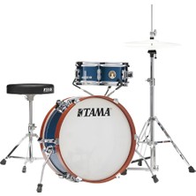 TAMA LJK28H4-ISP Club-JAM Mini Indigo Sparkle 2 Parça (18B/12T) Aksamlı Akustik Davul Seti