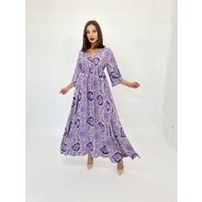 Arben Boutique 7035 Elbise-Mor