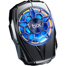 Bix BXCP04G Ultra Sessiz ve Güçlü Telefon Soğutucu Fan 4.5-7 Inç Uyumlu, Oyuncular Için Özel Tasarım