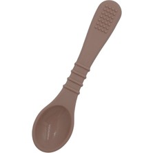 Bebek Mama Kaşığı Silikon Diş Kaşıyıcı Özellikli Mama Kaşığı