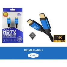Masq Premıum Hdtv Yüksek Hızlı 4K Ultra Hd Hdmı(A) 5 Metre Kablo 4K Uyumlu