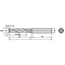 Kennametal B211F11500HP Karbür Matkap Ucu 11.5mm KCM15