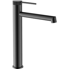 FJ-1027 Mat Füme Yüksek Lavabo Bataryası