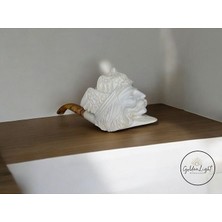 Odin'in Muhafızı Figürlü Lületaşı Pipo