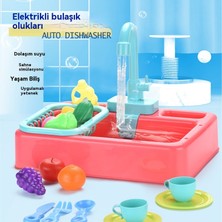 Çocuk Mutfak Su Spreyi Bulaşık Makinesi Simülasyon Oyuncak (Yurt Dışından)