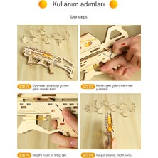 Huisheng 3D Üç Boyutlu Yapboz Ahşap Puzzle Kolaj Oyuncak (Yurt Dışından)