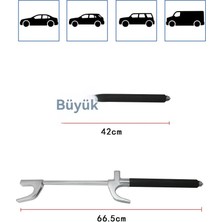 Araba Direksiyon U Ayarlanabilir Teleskopik Kilit (Yurt Dışından)