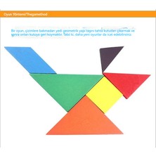 Xiaoliang Çocuk Oyuncak Renkli Tangram Blok Düz Yapboz Oyuncak (Yurt Dışından)