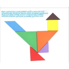 Xiaoliang Çocuk Oyuncak Renkli Tangram Blok Düz Yapboz Oyuncak (Yurt Dışından)