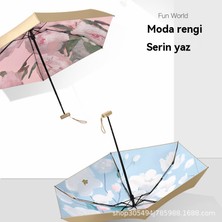 Yaz Açık 50 Güneşlik Katlanır Cep Şemsiye (Yurt Dışından)