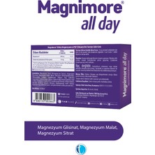All Day Magnezyum 30 Tablet Sitrat Malat Bisglisinat Vitamin B6 P5P