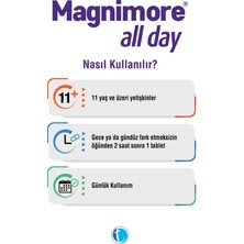 All Day Magnezyum 30 Tablet Sitrat Malat Bisglisinat Vitamin B6 P5P